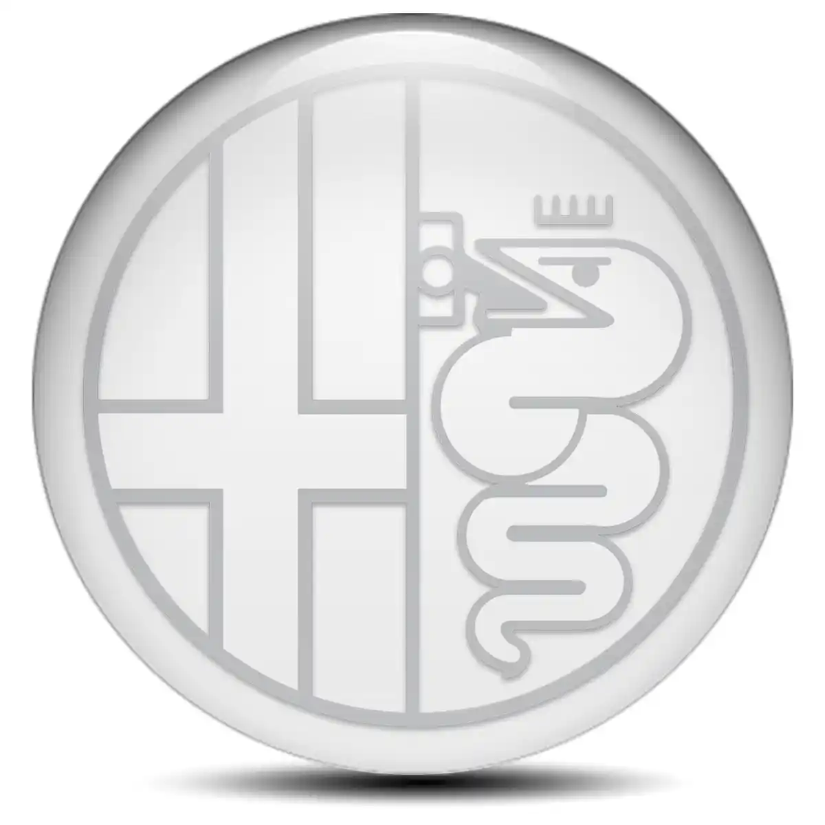 Alfa Romeo Silicone Emblem Self-Adhesive Limited Edition