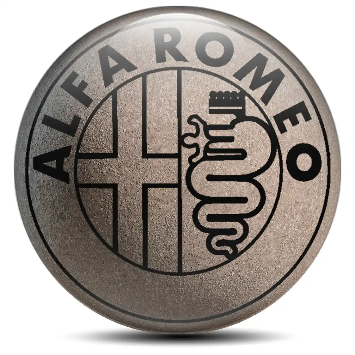 Alfa Romeo Silicone Emblem Self-Adhesive Stylish Design