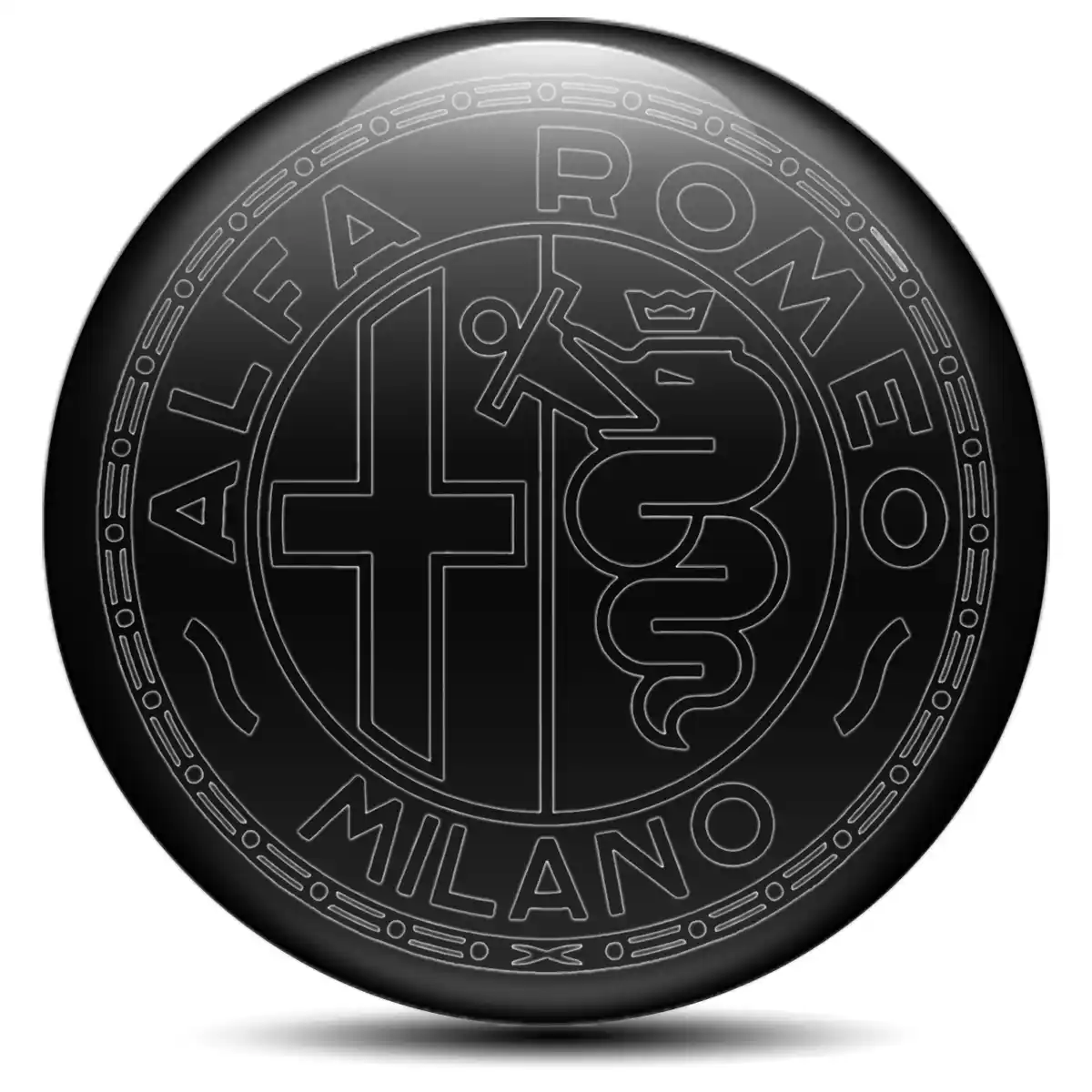 Alfa Romeo Silicone Emblem Stylish Design