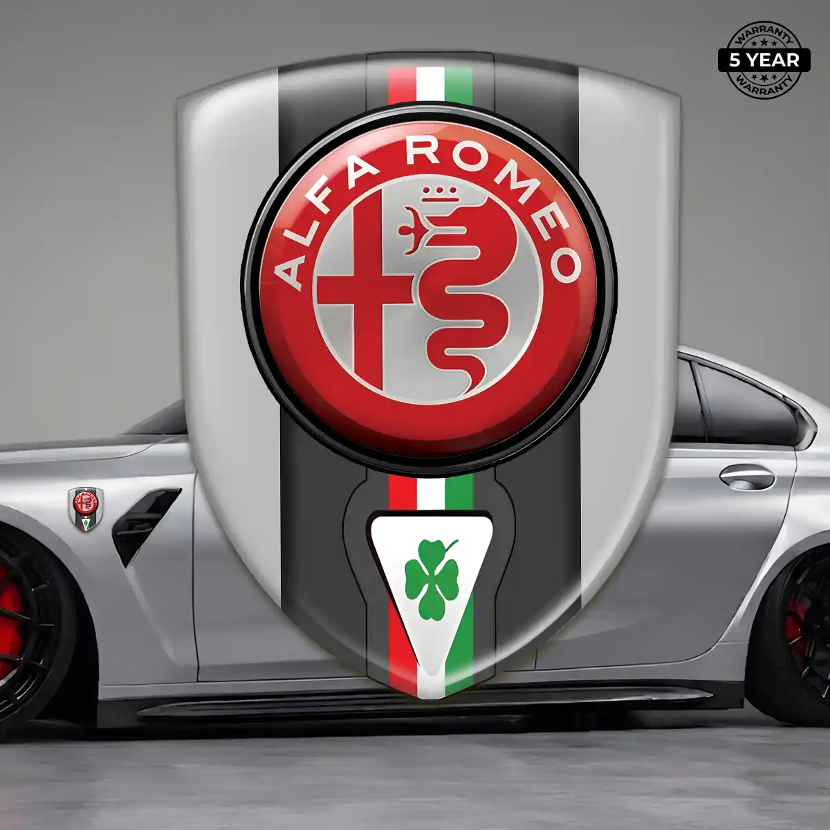 Alfa Romeo Silicone Sticker Exclusive Series