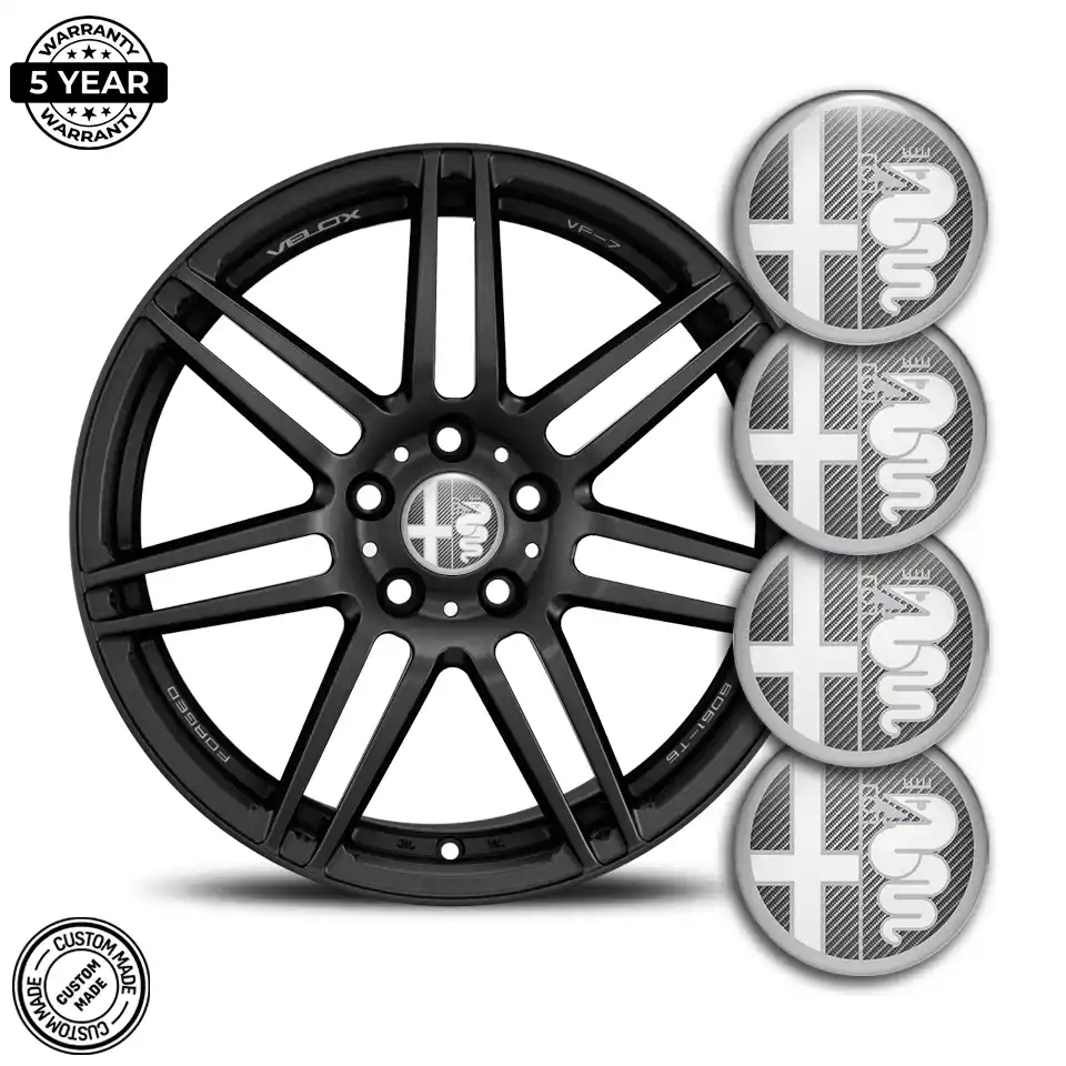 Alfa Romeo Silicone Sticker Premium Quality