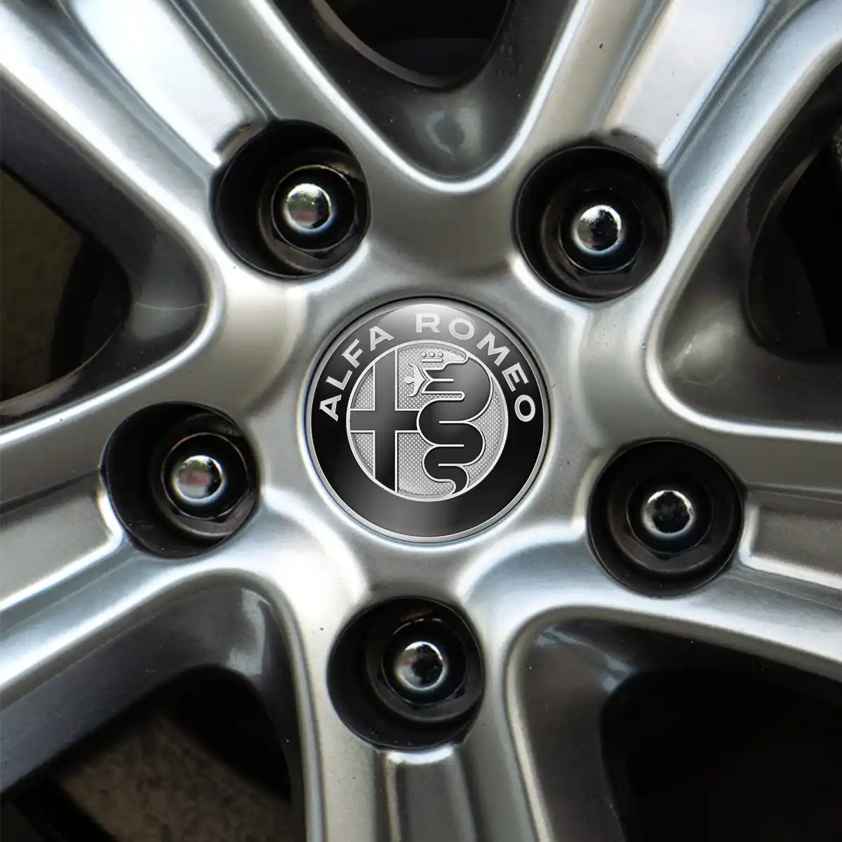 Alfa Romeo Silicone Sticker Premium Resin
