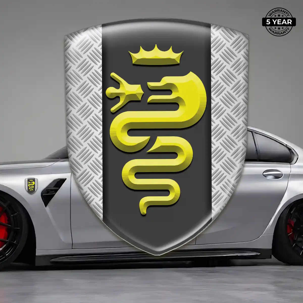 Alfa Romeo Silicone Sticker Prime Quality