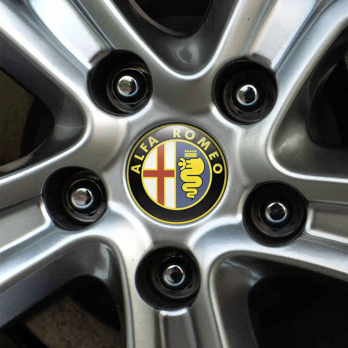 Alfa Romeo Silicone Sticker Self-Adhesive Luxury Edition