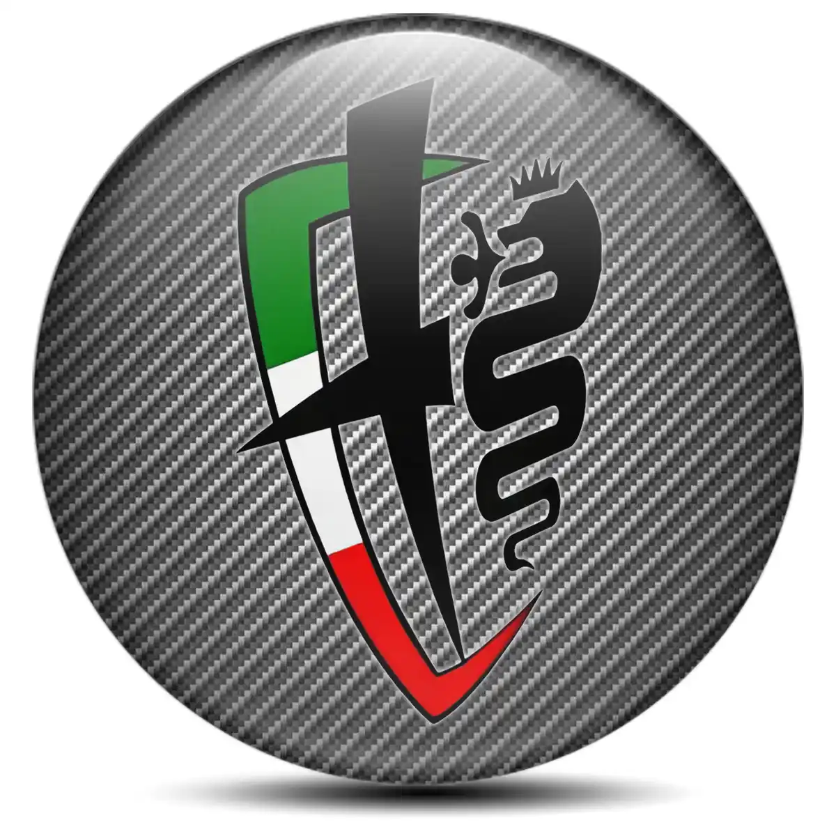 Alfa Romeo Silicone Sticker Self-Adhesive Premium Edition