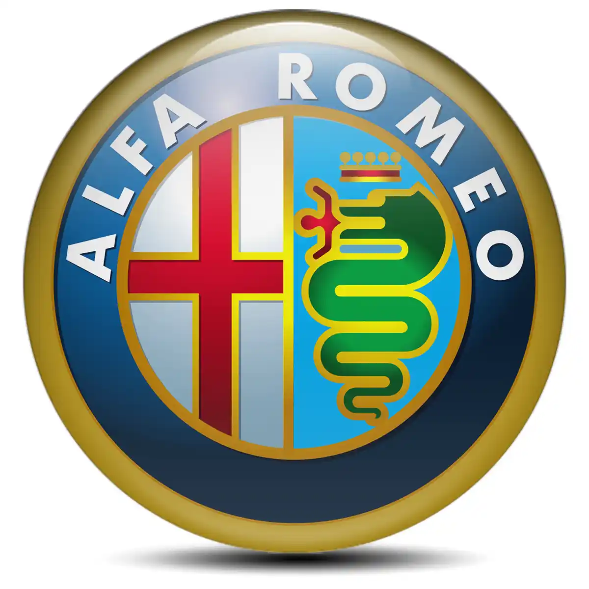 Alfa Romeo Silicone Sticker Self-Adhesive Stylish Design