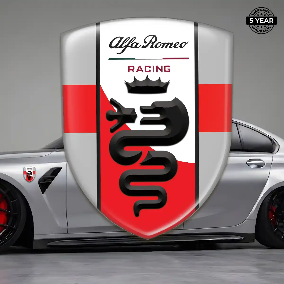 Alfa Romeo Silicone Sticker Signature Grade