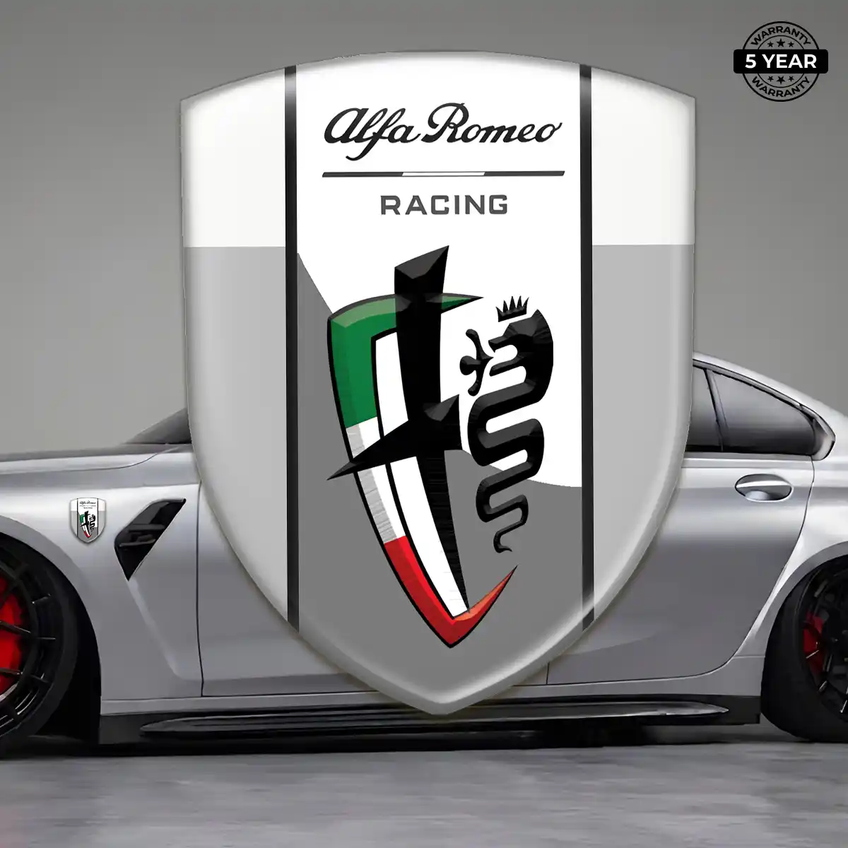 Alfa Romeo Silicone Sticker Superior Craft