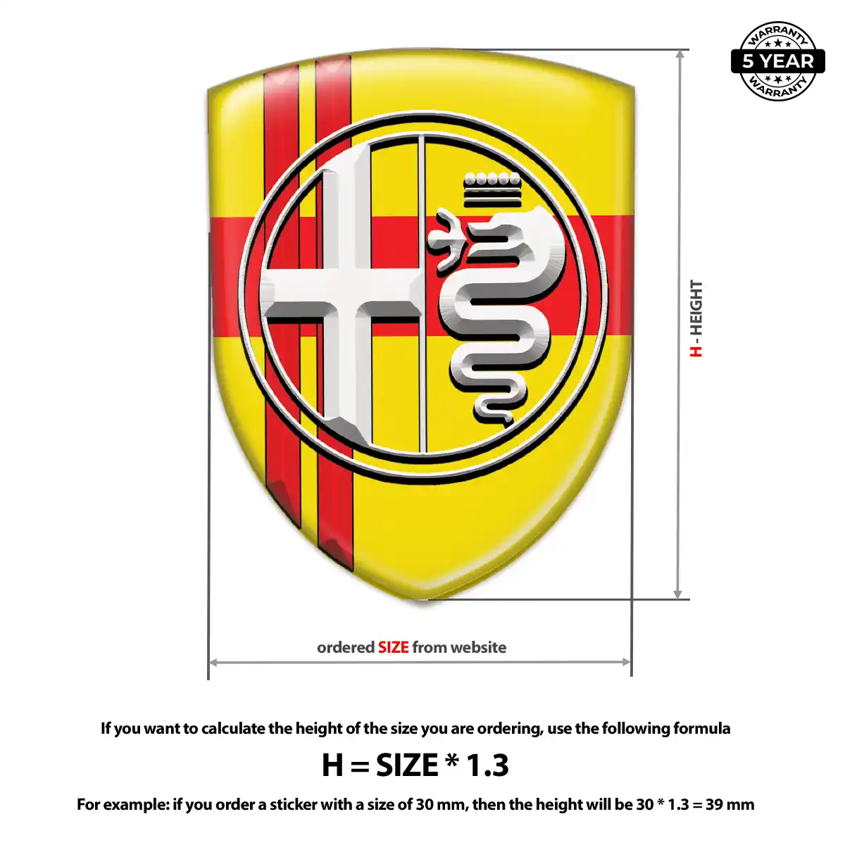 Alfa Romeo Sticker Deluxe Edition