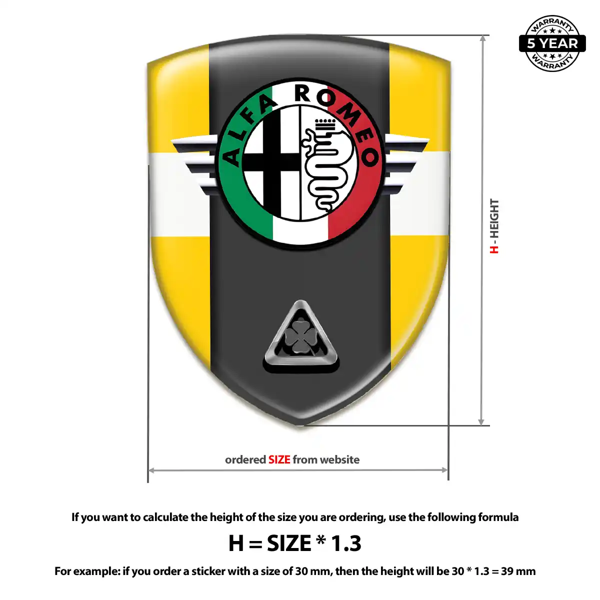 Alfa Romeo Sticker Elite Edition