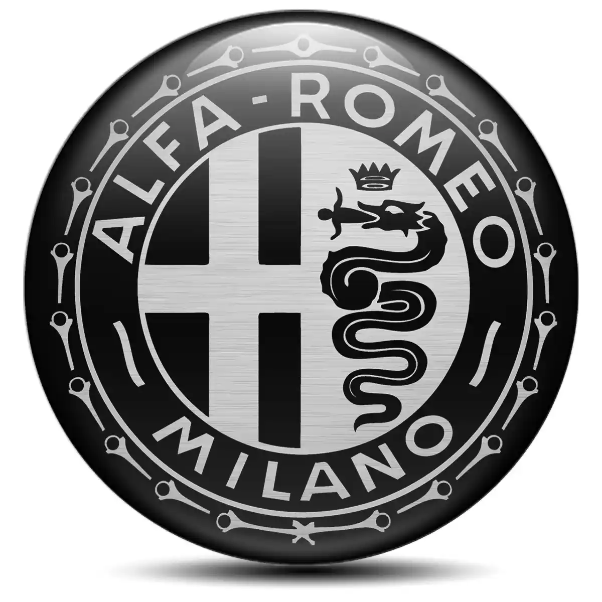 Alfa Romeo Sticker Epoxy 3D Gel Premium Edition