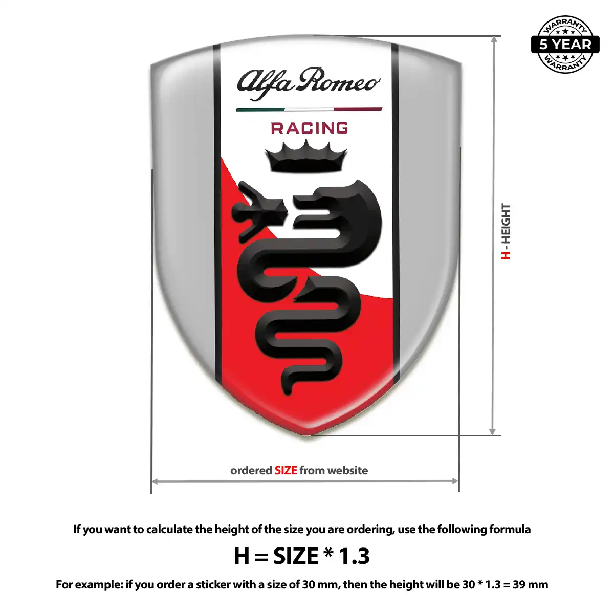 Alfa Romeo Sticker Exclusive Series