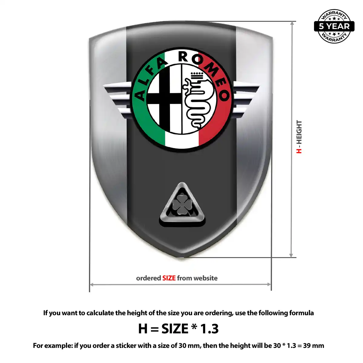 Alfa Romeo Sticker Prestige Line