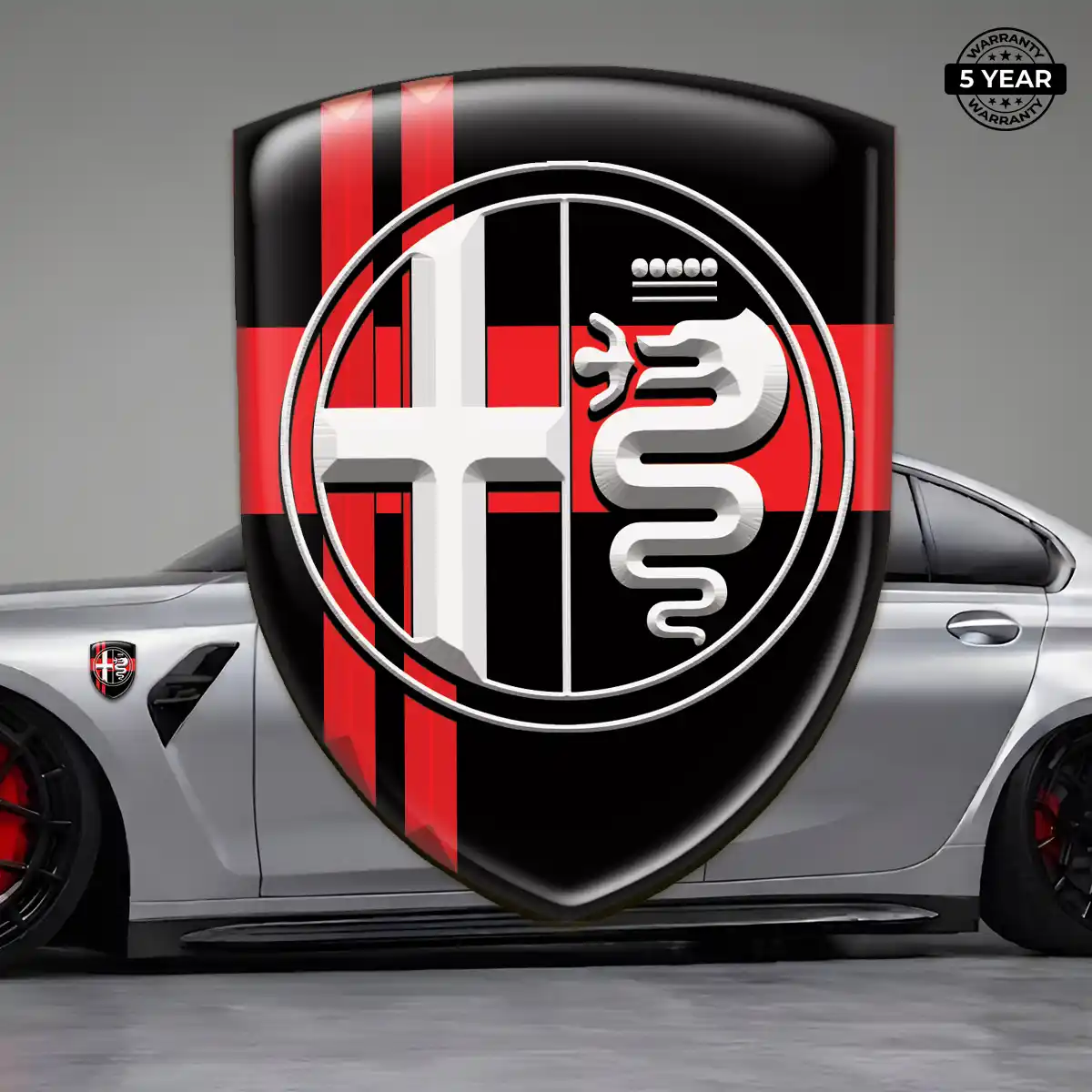 Alfa Romeo Sticker Sleek Style