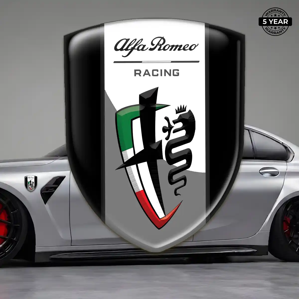 Alfa Romeo Vehicle Logo Sticker Exclusive Series