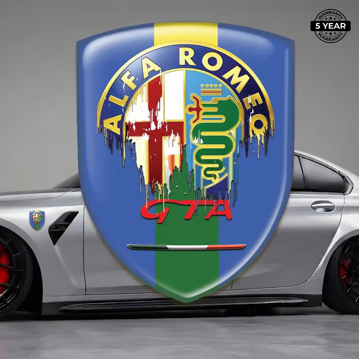 Alfa Romeo Vehicle Logo Sticker Prestige Line
