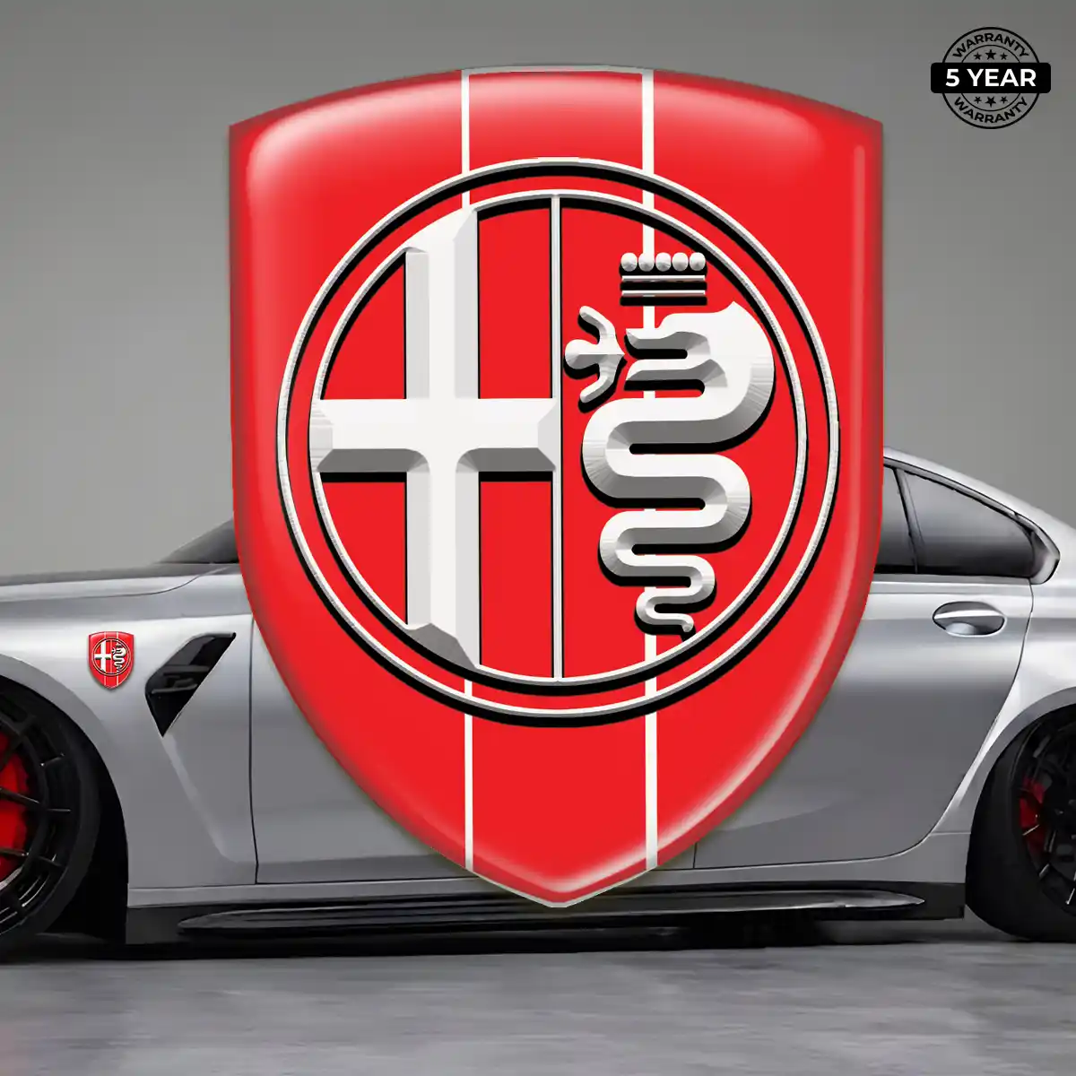 Alfa Romeo Vehicle Logo Sticker Superior Craft