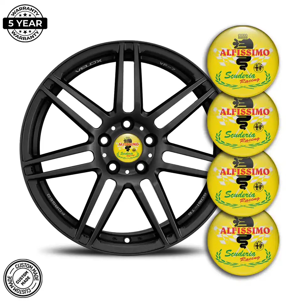 Alfa Romeo Wheel Emblem Self-Adhesive High Quality