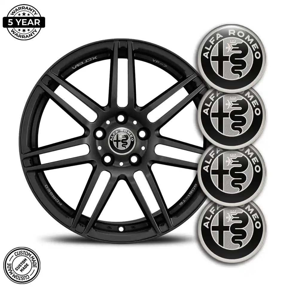 Alfa Romeo Wheel Emblem Self-Adhesive Premium Edition