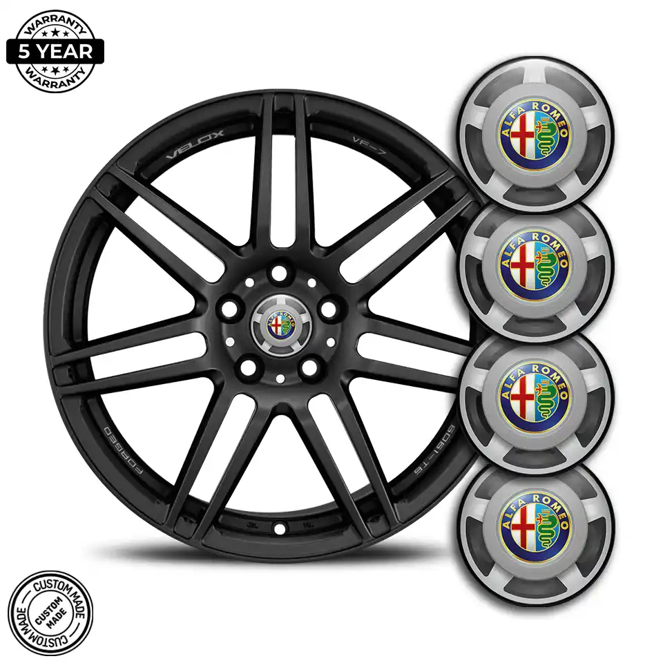 Alfa Romeo Wheel Emblems High Quality