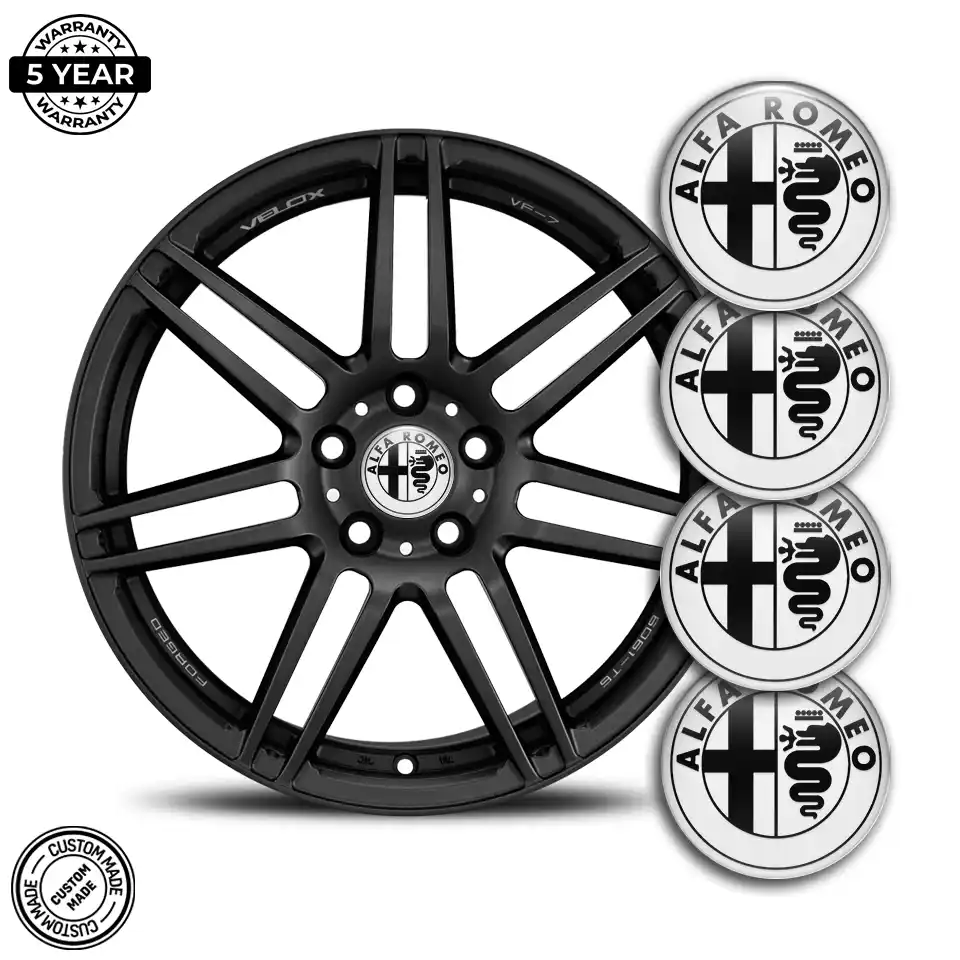 Alfa Romeo Wheel Emblems Premium Edition