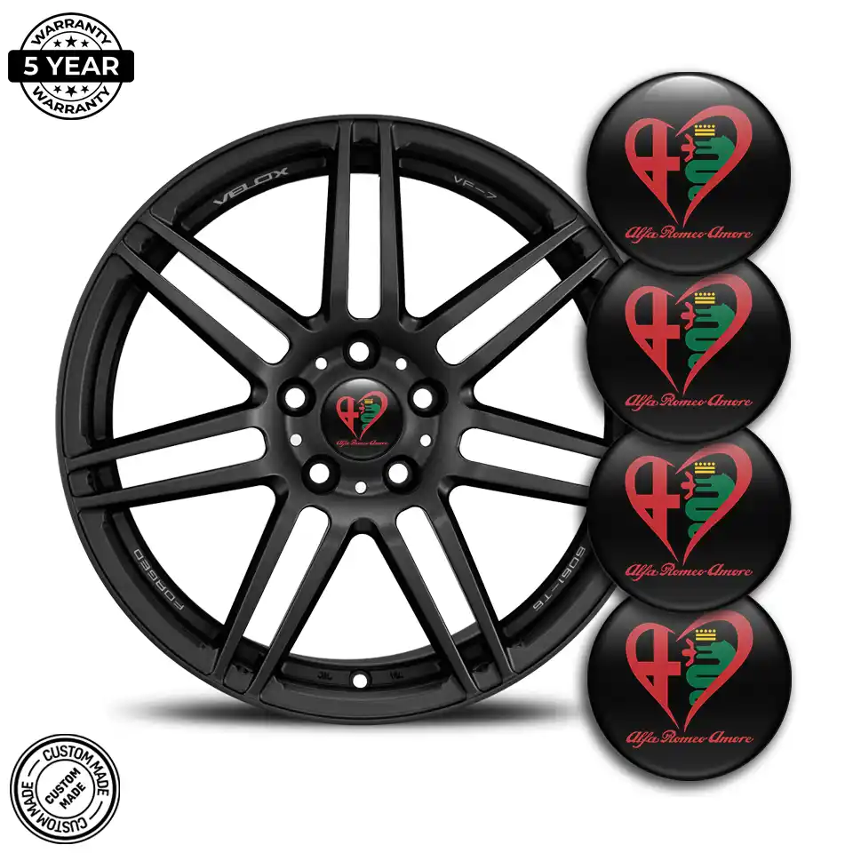 Alfa Romeo Wheel Emblems Premium Resin