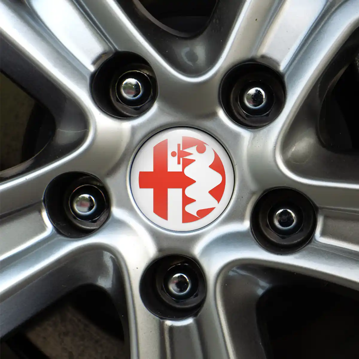 Alfa Romeo Wheel Emblems Stylish Design
