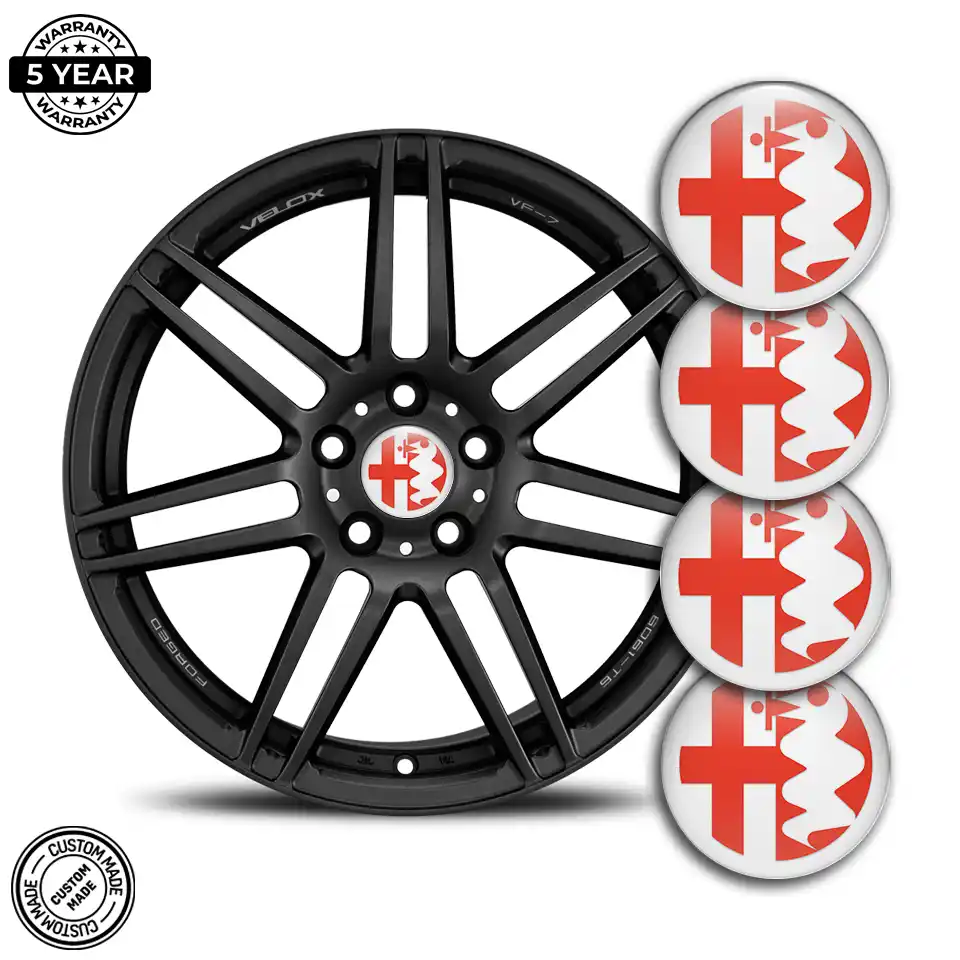 Alfa Romeo Wheel Emblems Stylish Design