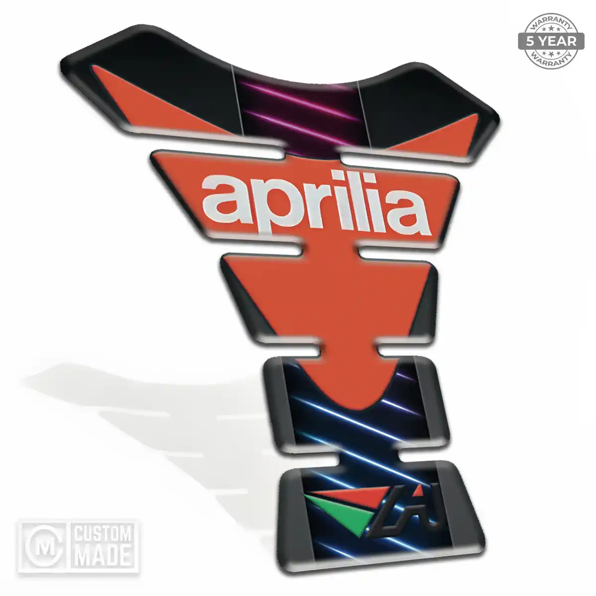 Aprilia 3D Domed Tank Pad Deluxe Edition