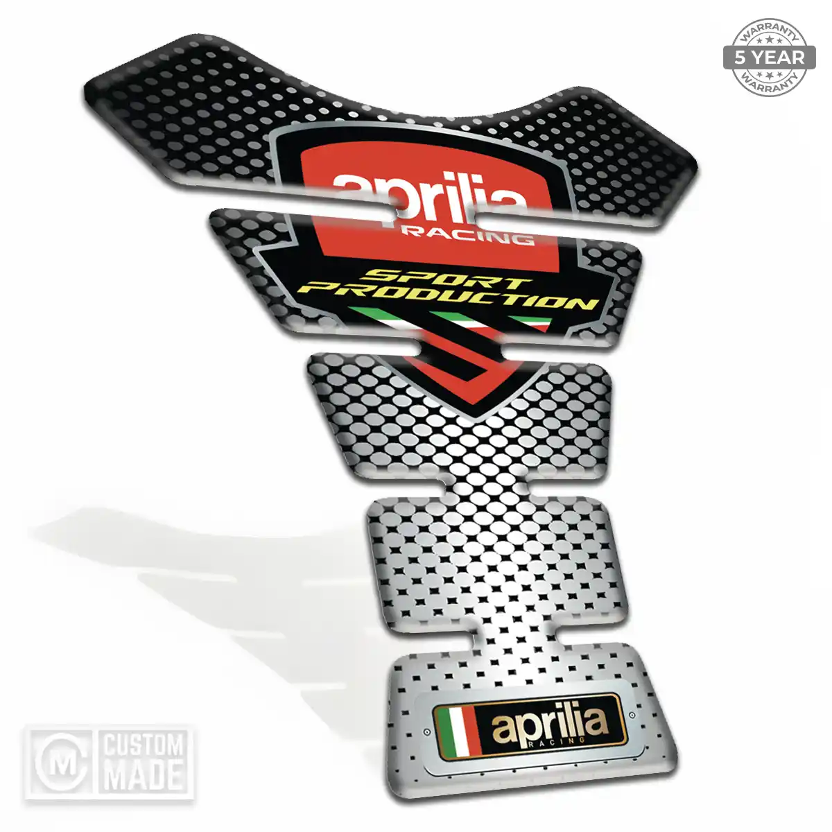 Aprilia 3D Domed Tank Pad Prime Quality