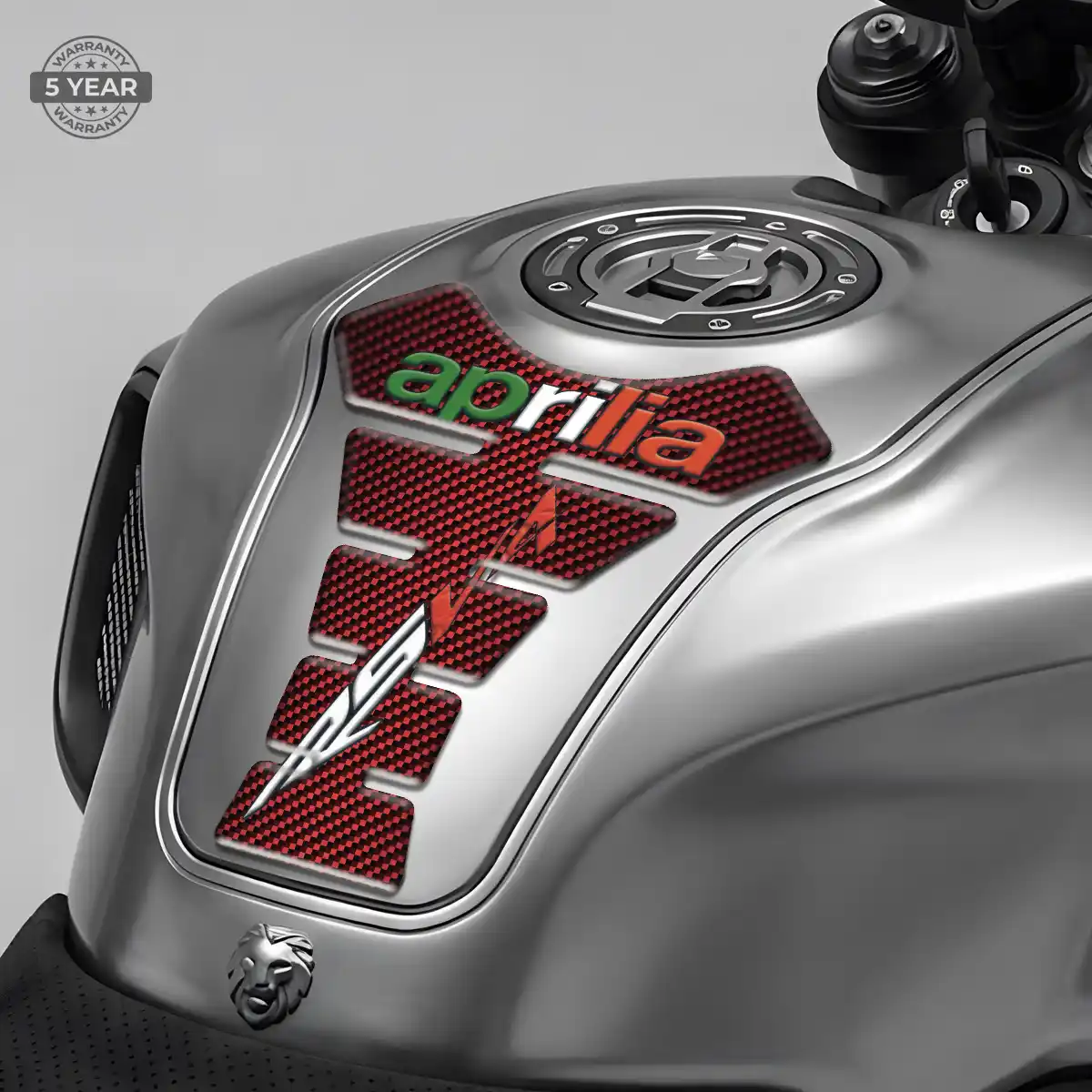 Aprilia 3D Domed Tank Pad Refined Design