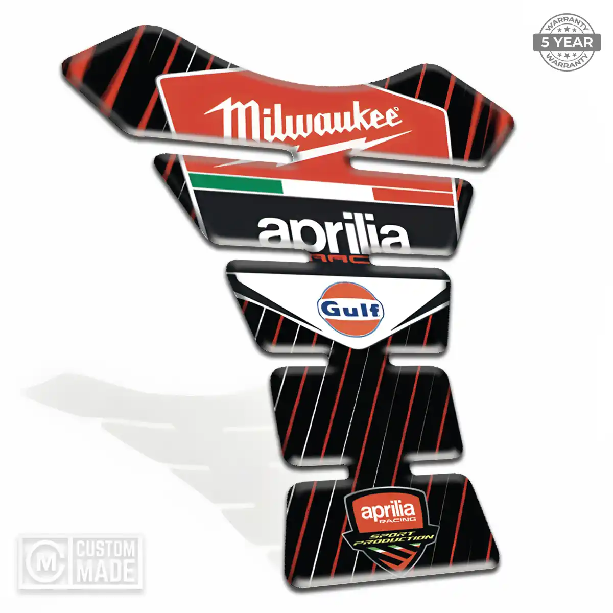 Aprilia 3D Gel Tank Pad Refined Design