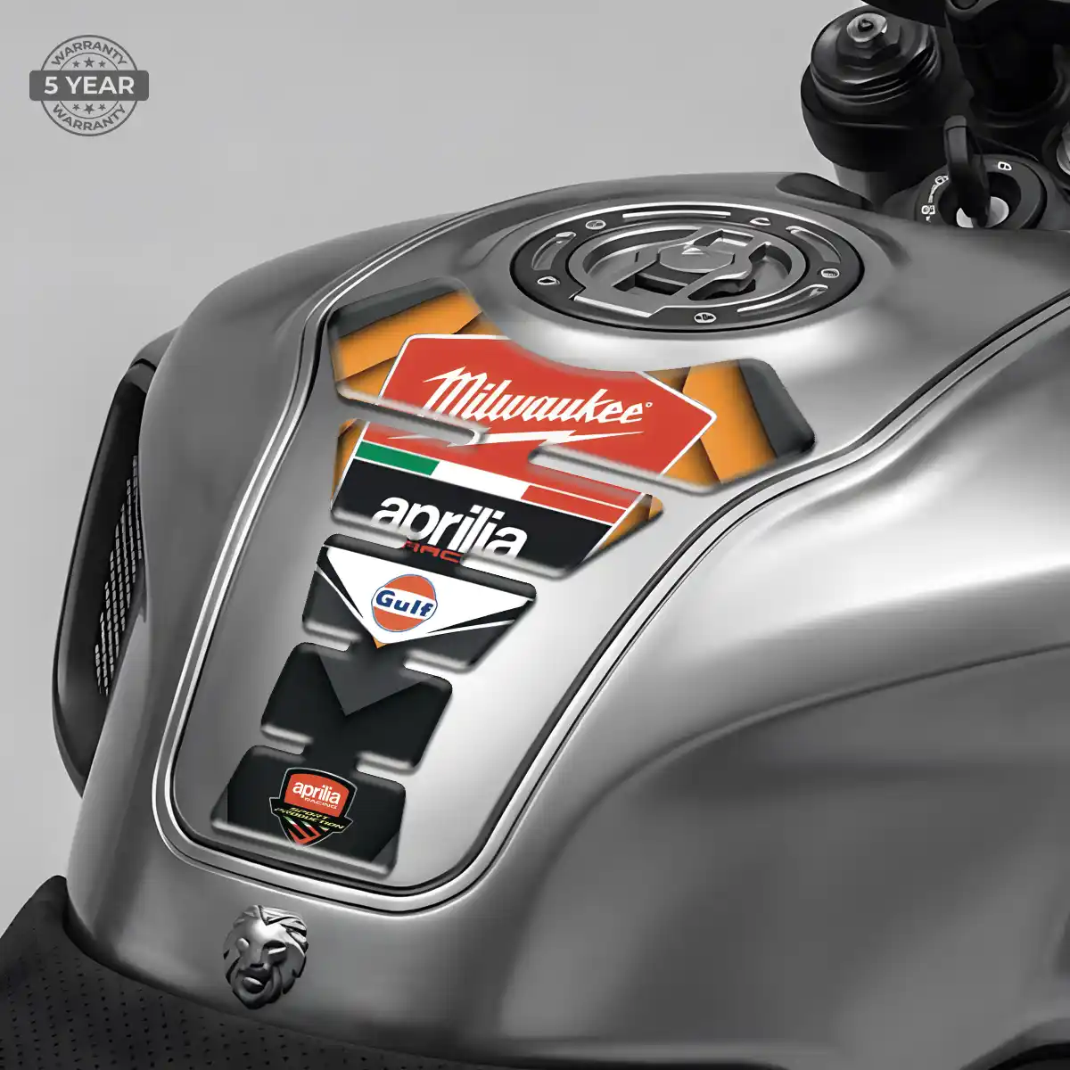 Aprilia 3D Tank Pad Sleek Style