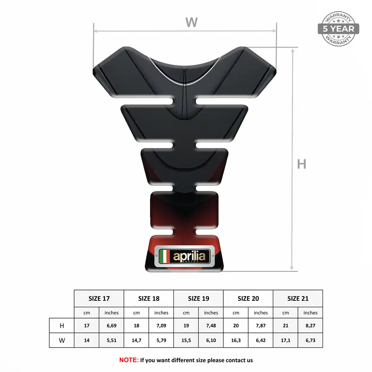 Aprilia Bike Tank Protector Noble Edition