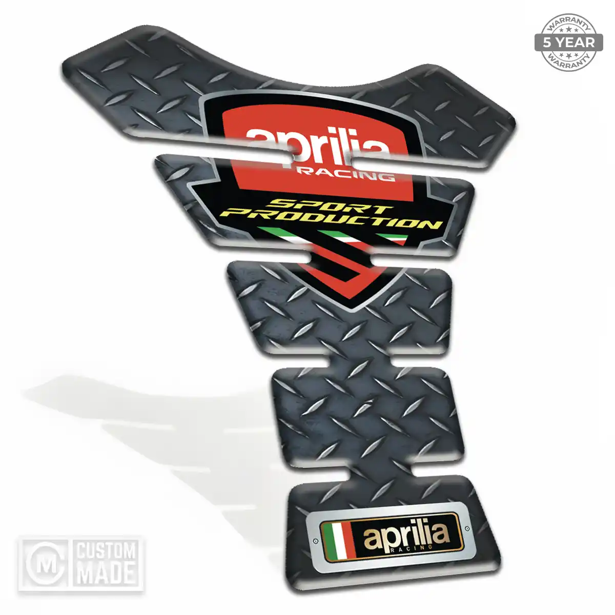 Aprilia Domed Tank Pad Elite Finish