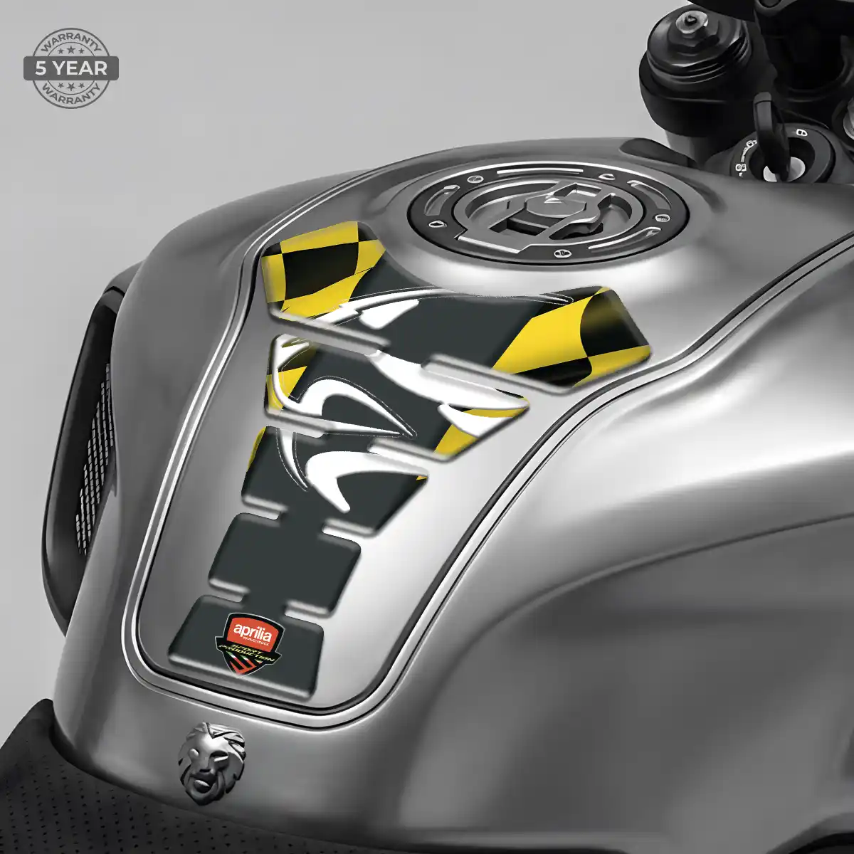 Aprilia Domed Tank Protector Refined Design