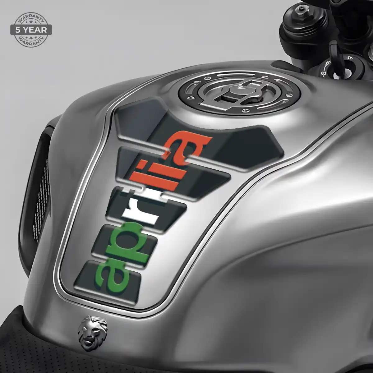 Aprilia Domed Tank Sticker Elite Finish