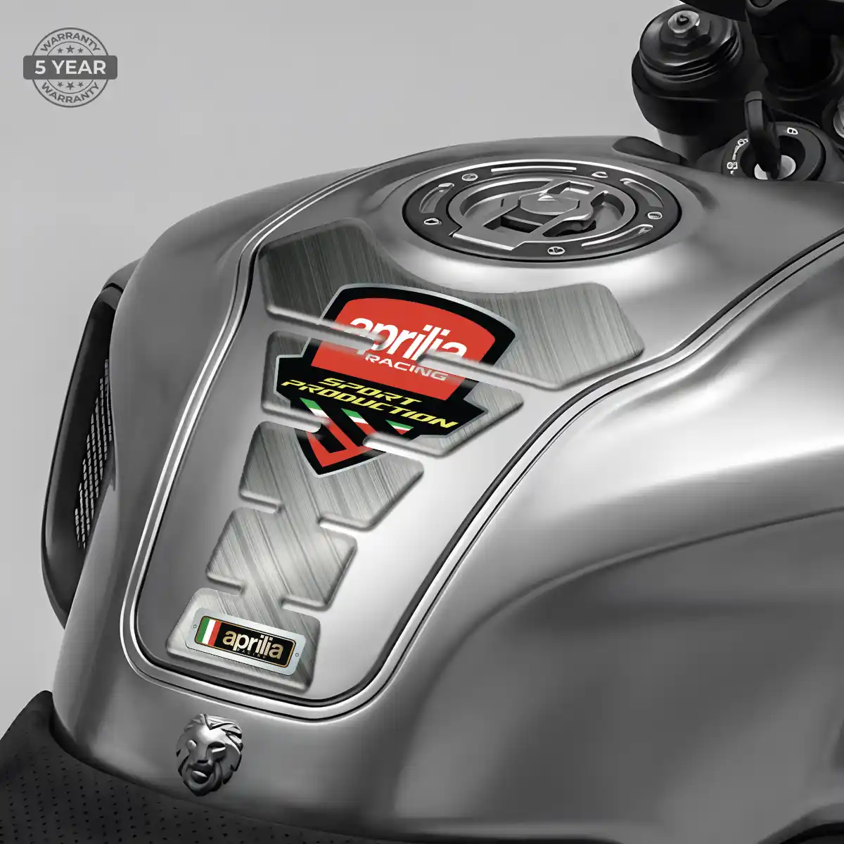 Aprilia Domed Tank Sticker Sleek Style