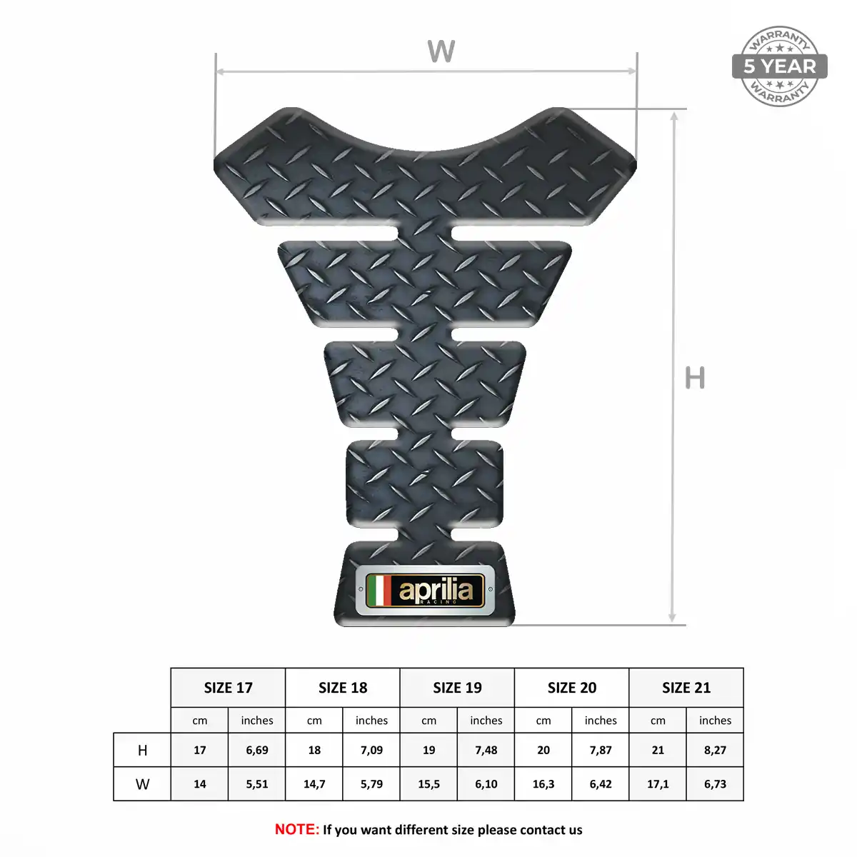Aprilia Gel Tank Pad Elite Edition
