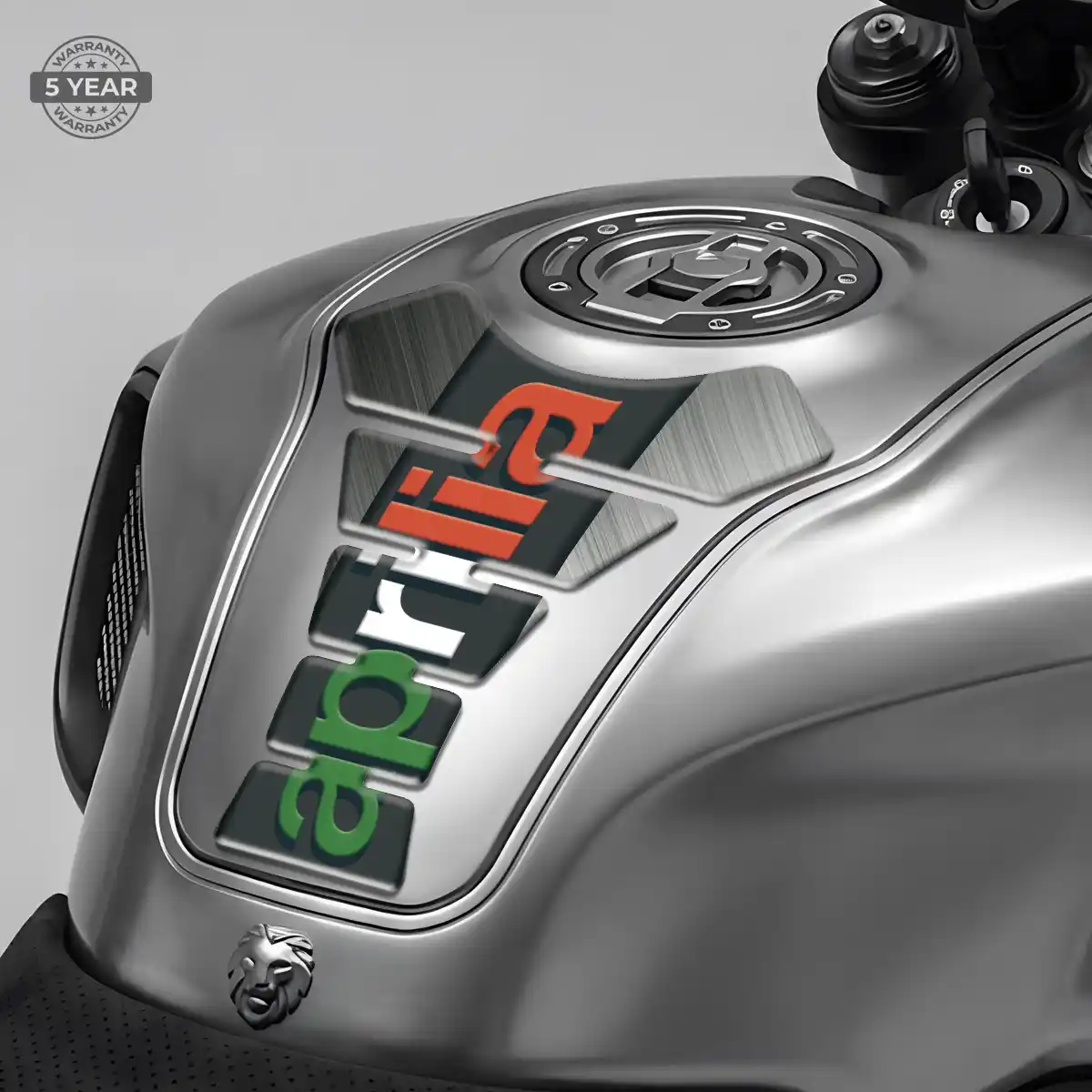 Aprilia Motorcycle Tank Decal Refined Design