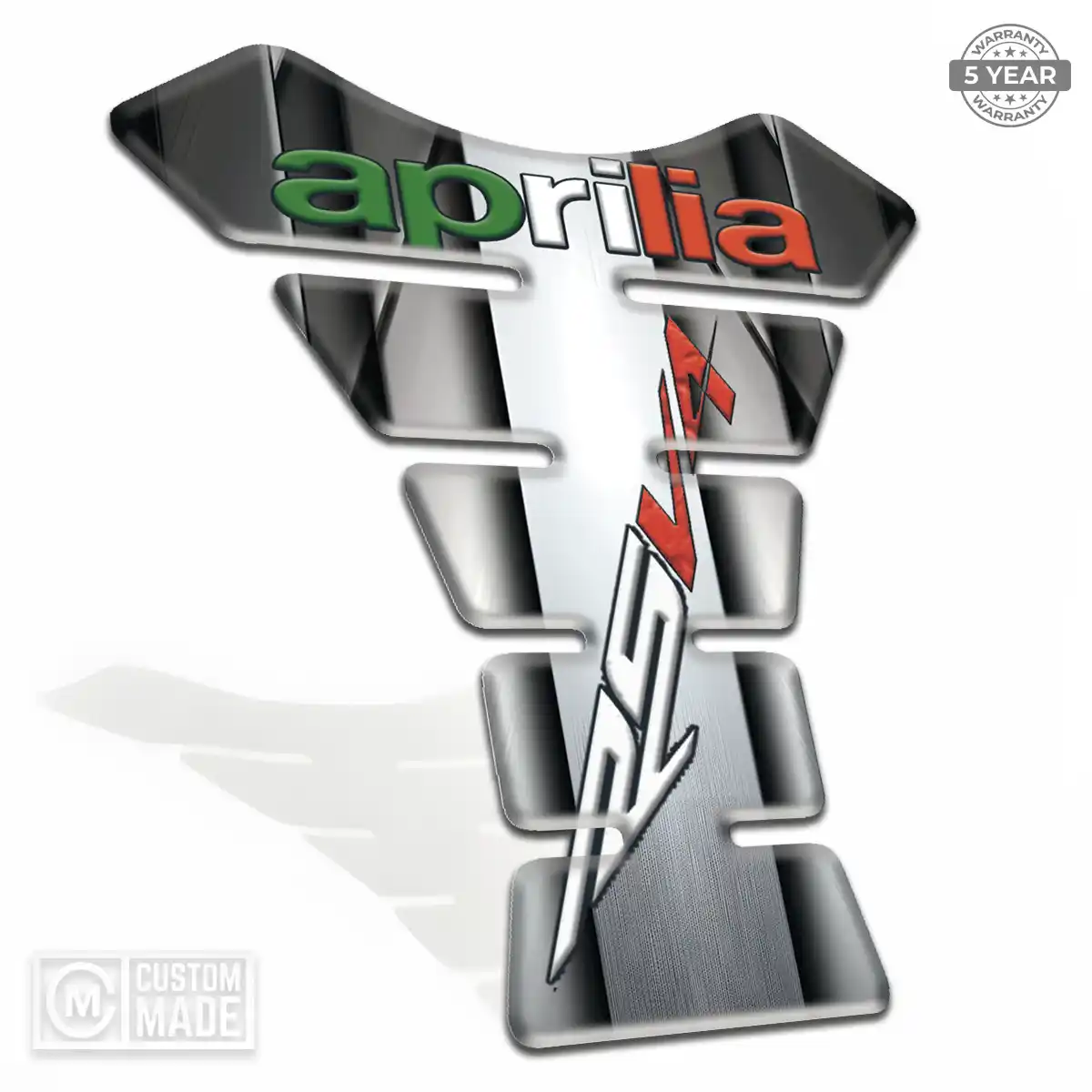 Aprilia Motorcycle Tank Sticker Refined Design