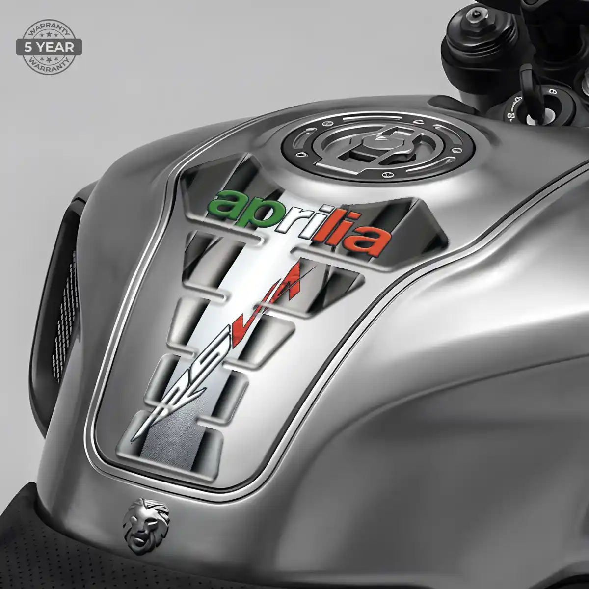 Aprilia Motorcycle Tank Sticker Refined Design