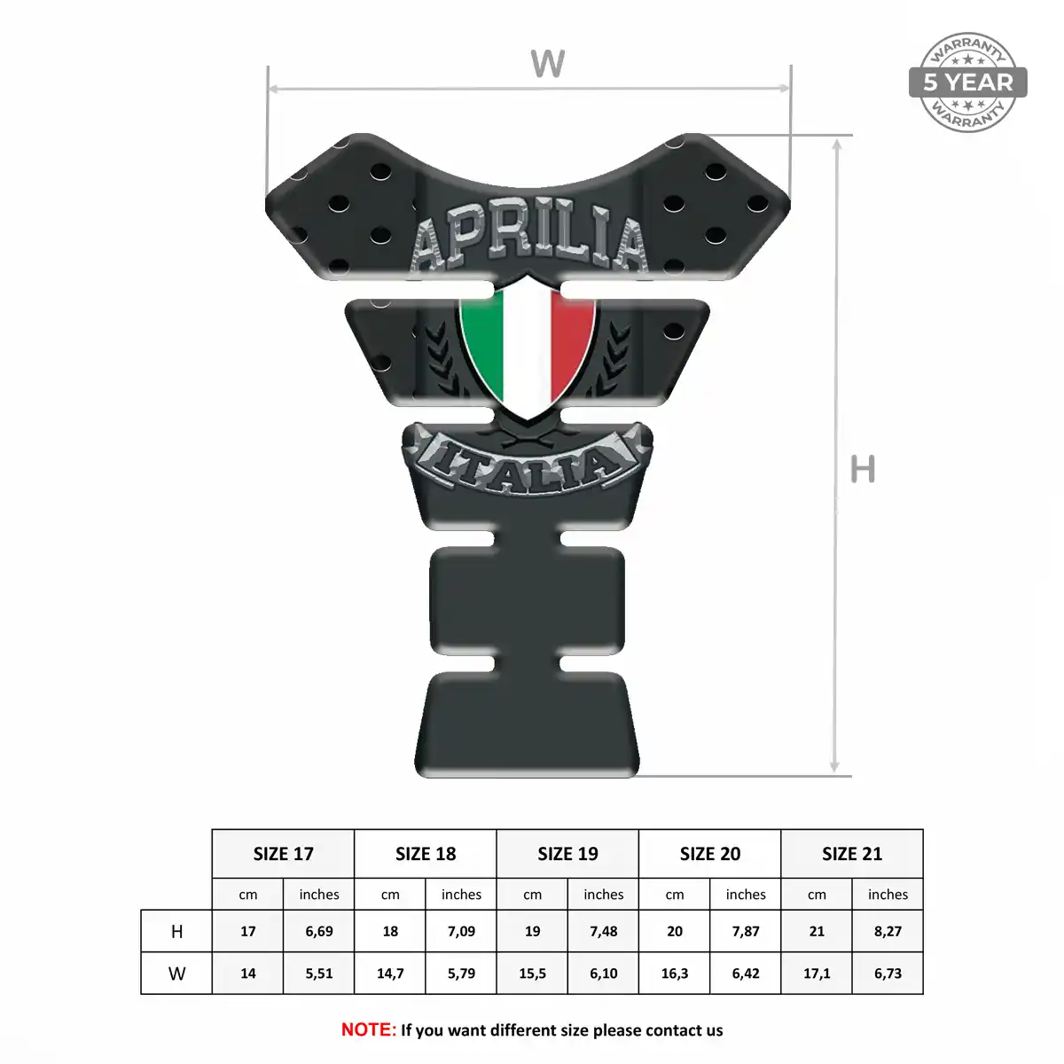 Aprilia Tank Fuse Guard Deluxe Edition
