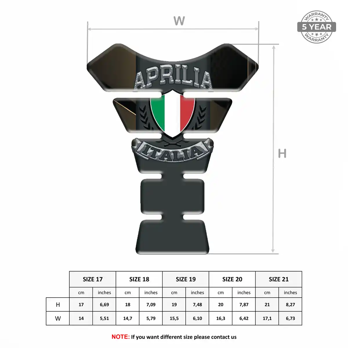 Aprilia Tank Fuse Guard Elite Edition