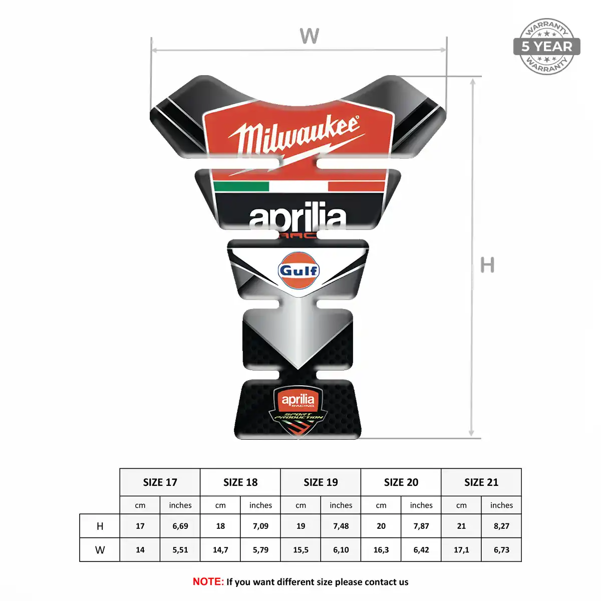 Aprilia Tank Fuse Guard Exclusive Series