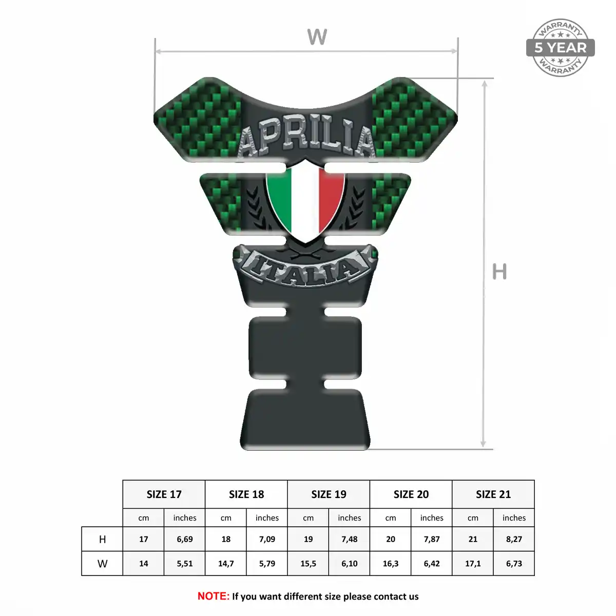 Aprilia Tank Fuse Guard Motorcycle Refined Design