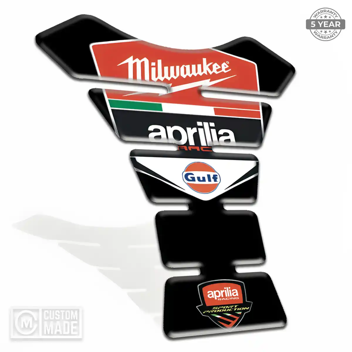Aprilia Tank Fuse Guard Motorcycle Sleek Style