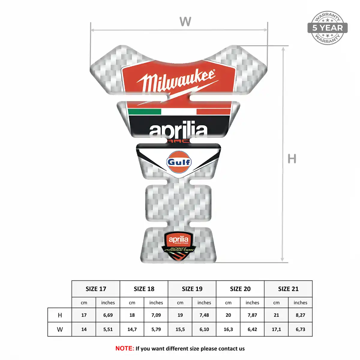 Aprilia Tank Fuse Opulent Line