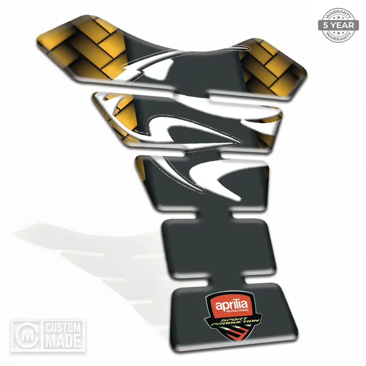 Aprilia Tank Fuse Pad Motorcycle Sleek Style