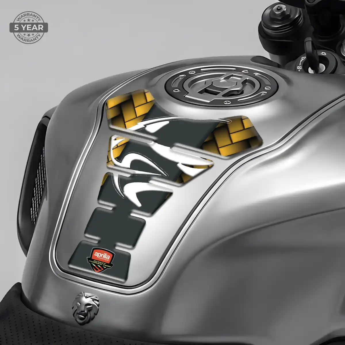 Aprilia Tank Fuse Pad Motorcycle Sleek Style